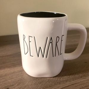 🔥 Rae Dunn BEWARE mug